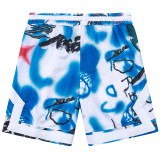 25/26 New Jordan Casual NBA Edition Sketch White shorts#C2503