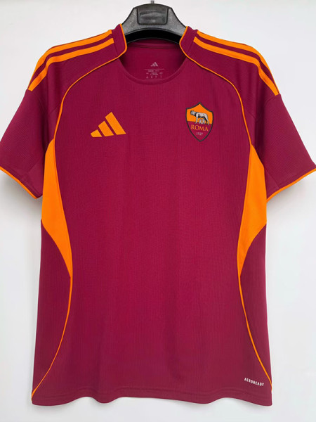 25/26  Roma Home 1:1  Fans Soccer Jersey