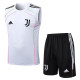 25/26  JUV White Tank top and shorts suit#D25109