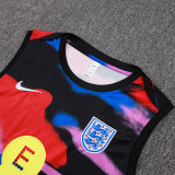 25/26 England Color block  Tank top and shorts suit#D25113