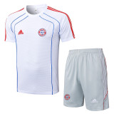 25/26  Bayern White Retro Edition Training Short Suit # D25100