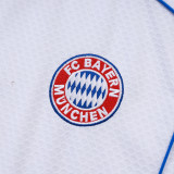 25/26  Bayern White Retro Edition Training Short Suit # D25100