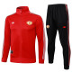 25/26  Man Utd Red & Black pants Jacket Tracksuit#A2528黑裤