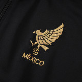 25/26  Mexico Gold Cup Black Retro Kids Jacket Tracksuit#A2531童装