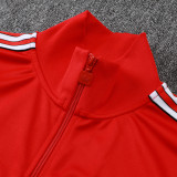 25/26  Man Utd Red & Black pants Jacket Tracksuit#A2528黑裤