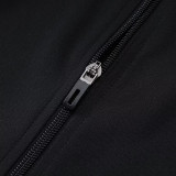 25/26  Man Utd Black Kids  Jacket Tracksuit#E2551(童装、蓝色侧边）