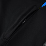 25/26  Man Utd Black Kids  Jacket Tracksuit#E2551(童装、蓝色侧边）