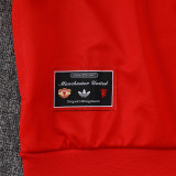 25/26  Man Utd Red & Black pants Jacket Tracksuit#A2528黑裤