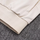 2526  BAR Beige  Kids Jacket Tracksuit#E2565童装