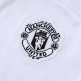 25/26  Man Utd White Kids Jacket Tracksuit# E2559童装