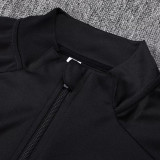 25/26  Man Utd Black Kids  Jacket Tracksuit#E2551(童装、蓝色侧边）