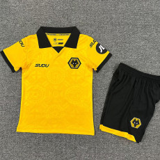 25/26 Wolves Home Kids  Soccer Jersey