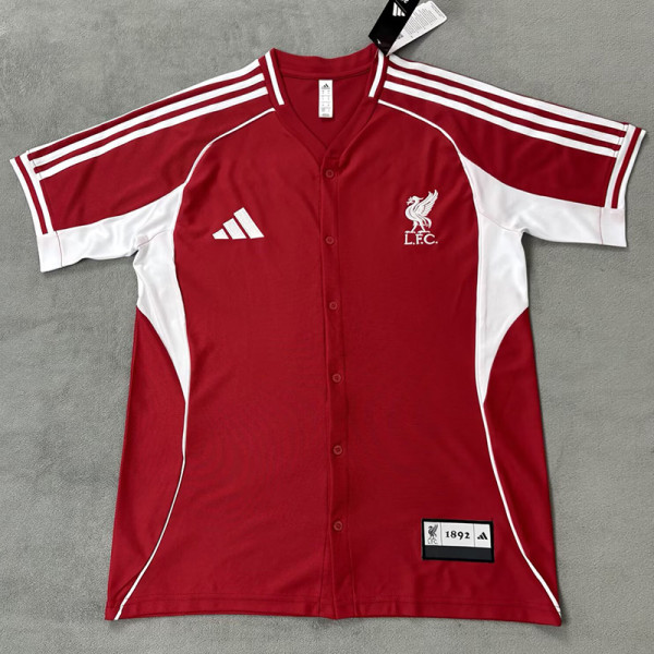 25/26 LIV Red Casusl Edition  Baseball jersey