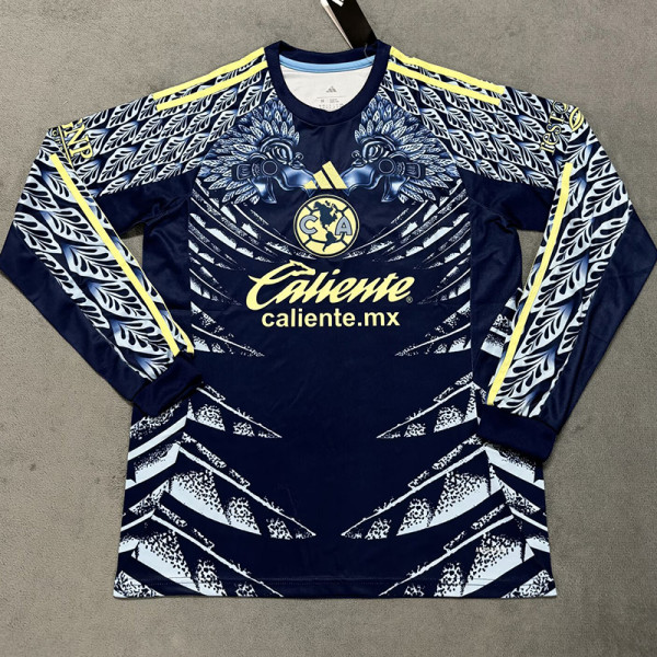 25/26 Club America Away Long Sleeve Soccer Jersey