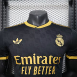 25/26 RMA Special Edition Black Gold Player Version Soccer Jersey