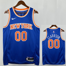22/23 KNICKS CL ARK SON #00 Blue Top Quality Hot Pressing NBA Jersey