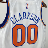22/23 KNICKS CL ARK SON #00 White Top Quality Hot Pressing NBA Jersey
