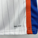24/25 KNICKS CL ARK SON #00 White City Edition Top Quality Hot Pressing NBA Jersey