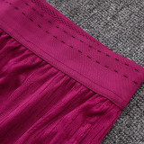 25/26 PSG Rose Red Player VersionTraining Long Pants (Have Pocket) #C2511