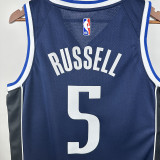 22/23 Dallas Mavericks RUSSELL  #5 Flying Edition Royal BlueTop Quality Hot Pressing NBA Jersey