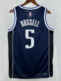 22/23 Dallas Mavericks RUSSELL  #5 Flying Edition Royal BlueTop Quality Hot Pressing NBA Jersey