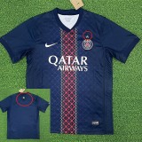 25/26 PSG Home (With stars)Fans Soccer Jersey(前后带一星）