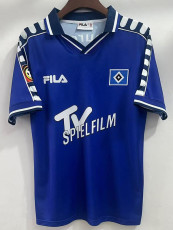 2000 Hamburger SV Away Blue Retro Soccer Jersey