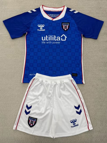 25/26 Sunderland Away Kids Soccer Jersey