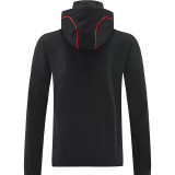 25/26 River Plate Black Hooded Windbreaker Tracksuit