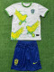 25/26 Brazil Dove Of Peace White Kids  Soccer Jersey