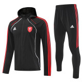 25/26 LIV Black Hooded Jacket Tracksuit