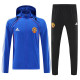 25/26 Man Utd Blue Hooded Windbreaker Tracksuit