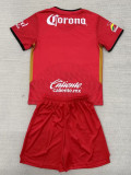25/26  Toluca CD Home Kids Soccer Jersey