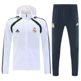 25/26 RMA White Hooded Windbreaker Tracksuit