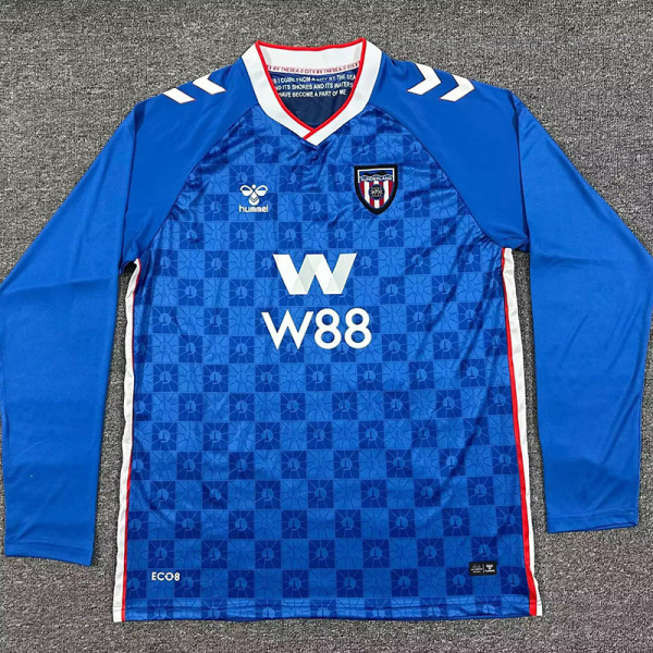25/26 Sunderland Away Long  Fans Soccer Jersey