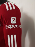 25/26  LIV Home  Long Sleeve  Player Version Soccer Jersey