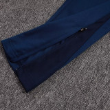 25/26 PSG Grid inkjet Royal Blue Half Pull Tracksuit #B2566 (半拉链)