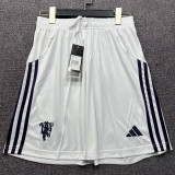 25/26 Man Utd White Shorts Pants