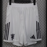 25/26 Man Utd White  Player Version Shorts Pants球员