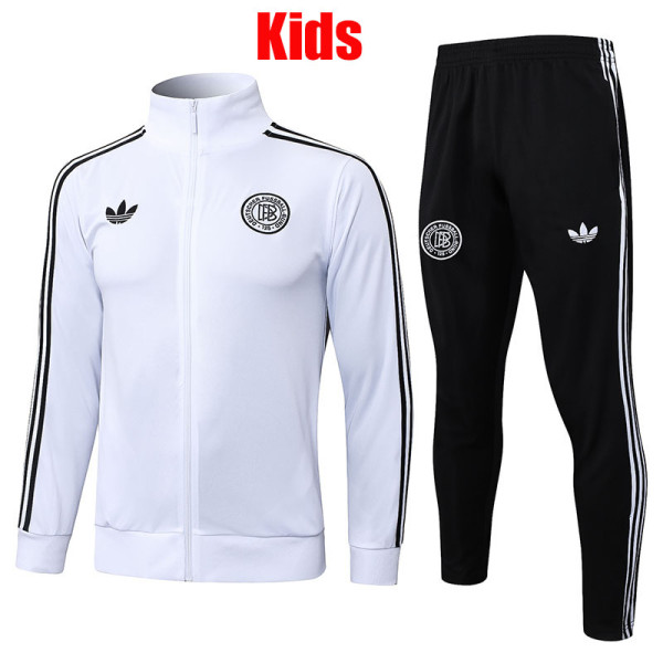 25/26 Germany 125th Anniversary Edition White  Kids Jacket Tracksuit#E25111童装