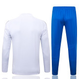 25/26 RMA White &Blue Kids Half Pull Tracksuit #E25124(童装\半拉链)