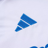 25/26 RMA White &Blue Kids Half Pull Tracksuit #E25124(童装\半拉链)