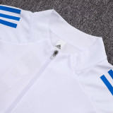 25/26 RMA White &Blue Kids Half Pull Tracksuit #E25124(童装\半拉链)