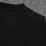 25/26 JUV Black Kids Jacket Tracksuit #E25116童装