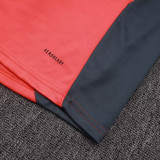 25/26 Bayern Orange  Kids Half Pull Tracksuit #E25120 (半拉链)