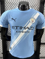 25/26 Man City Home  Player Version Soccer Jersey