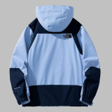 25/26 New THE NORTH FACE Blue Hooded Waterproof assault suit#防水