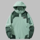 25/26 New THE NORTH FACE Light Green Hooded Waterproof assault suit#防水