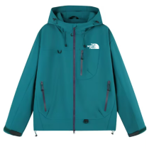 25/26 New THE NORTH FACE Green Hooded Waterproof Windbreaker#防水