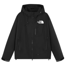 25/26 New THE NORTH FACE Black Hooded Waterproof Windbreaker#防水